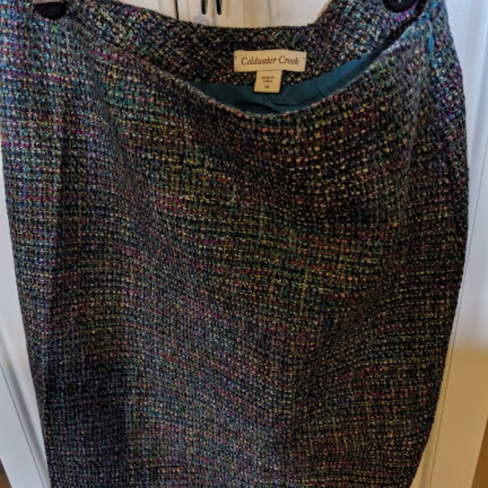 Coldwater Creek Textured Skirt